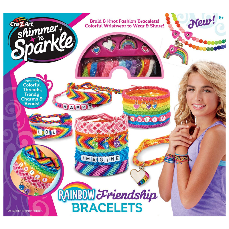 Cra-Z-Art Shimmer 'N Sparkle Over The Rainbow Friendship Bracelet Kit