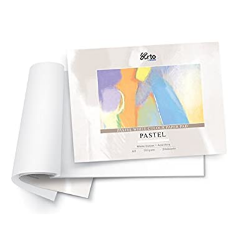 Campap A4 White Pastel Paper Pad (24 Sheets)
