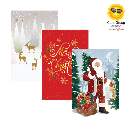 Christmas Greeting Cards - 12cm x 18cm (Normal) - Coated Paper