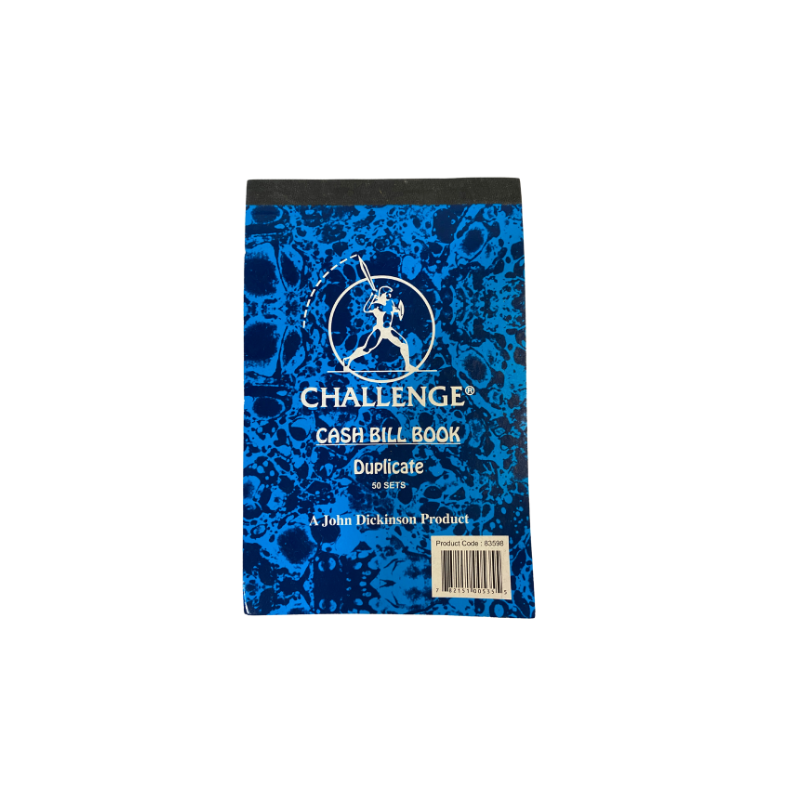 Challenge 4" x 6.5" Cash Bill Duplicate Book (50 Sets)