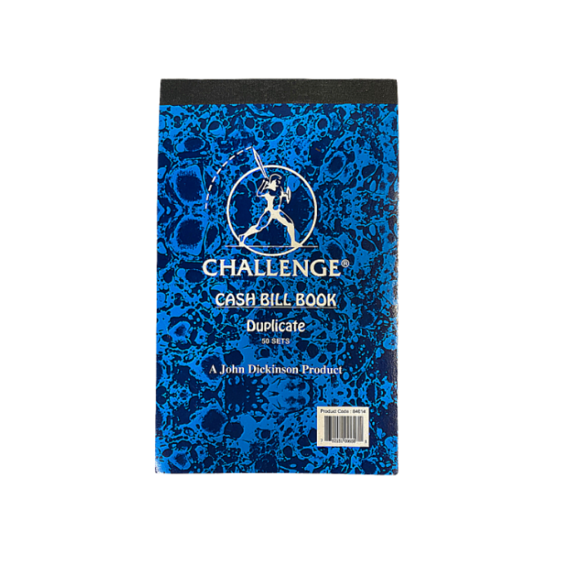 Challenge 5" x 8" Cash Bill Duplicate Book (50 Sheets)