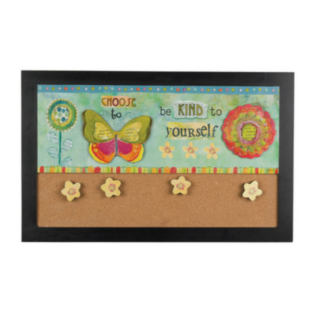 Carson Home Accents Choose To Be Kind Corkboard Plaque
