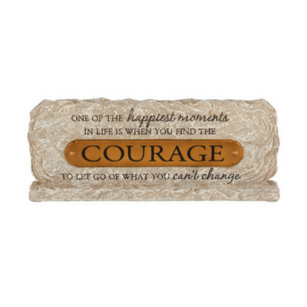 Carson Home Accents Courage Table Plaque