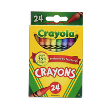 Load image into Gallery viewer, Crayola Classic Assorted Crayons (24/Pack)
