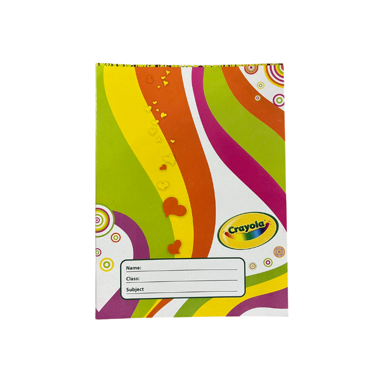 Crayola Exercise Book - Single Line - 6.25" x 8" - 60shts / 120pgs