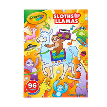 Load image into Gallery viewer, Crayola Sloths &amp; Llamas Colouring Book
