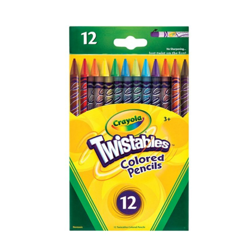 Crayola Twistables Coloured Pencils (12/Pack)