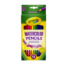 Load image into Gallery viewer, Crayola Waterolour Coloured Pencils (12/Pack)
