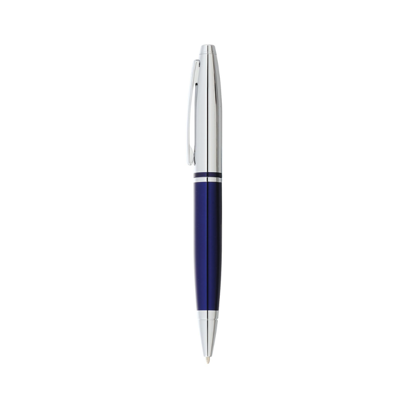 Cross® Calais Chrome Blue Ballpoint Pen