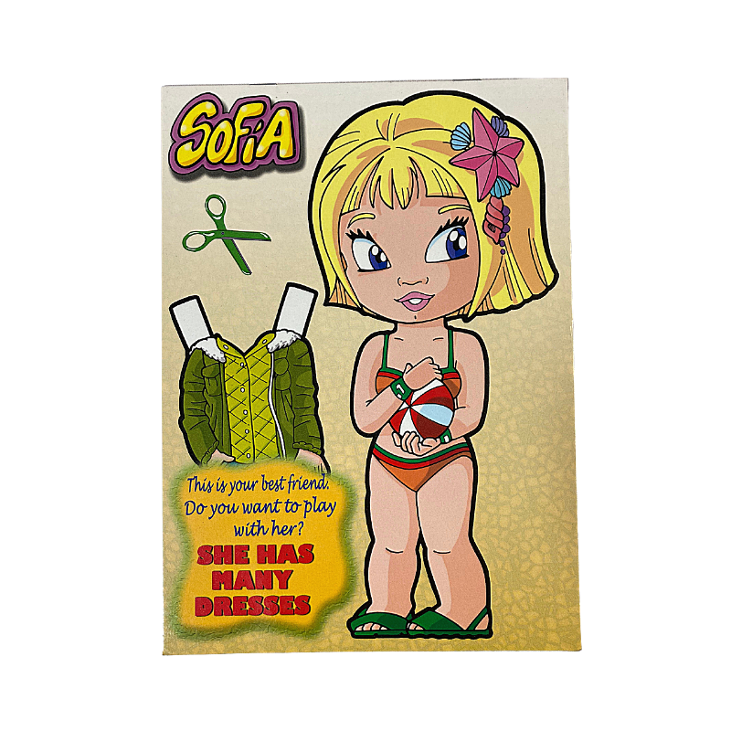 Cut & Play Paper Dolls Activity Book - Sophia