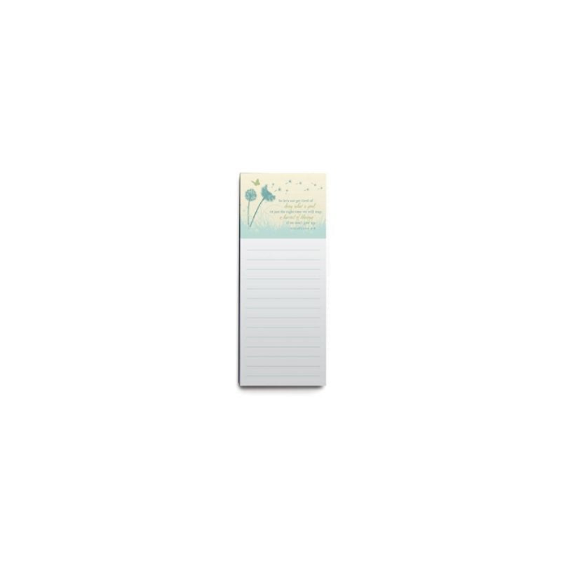 Lighthouse Dandelion Magnetic Notepad