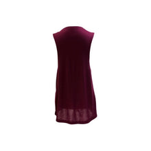 Load image into Gallery viewer, Deftment - Flowy Scoop Muscle Tank (M) - Maroon
