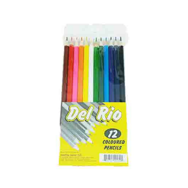 Del Rio Long Coloured Pencils (12/Pack)