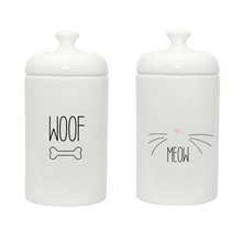Load image into Gallery viewer, Dog and Cat Food Ceramic Jar - Sold Separately
