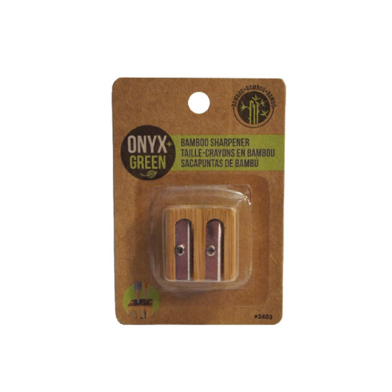Onyx & Green Eco-Friendly 2 Hole Sharpener