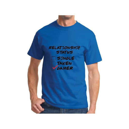 Essential T-Shirt – Blue - Relationship Status
