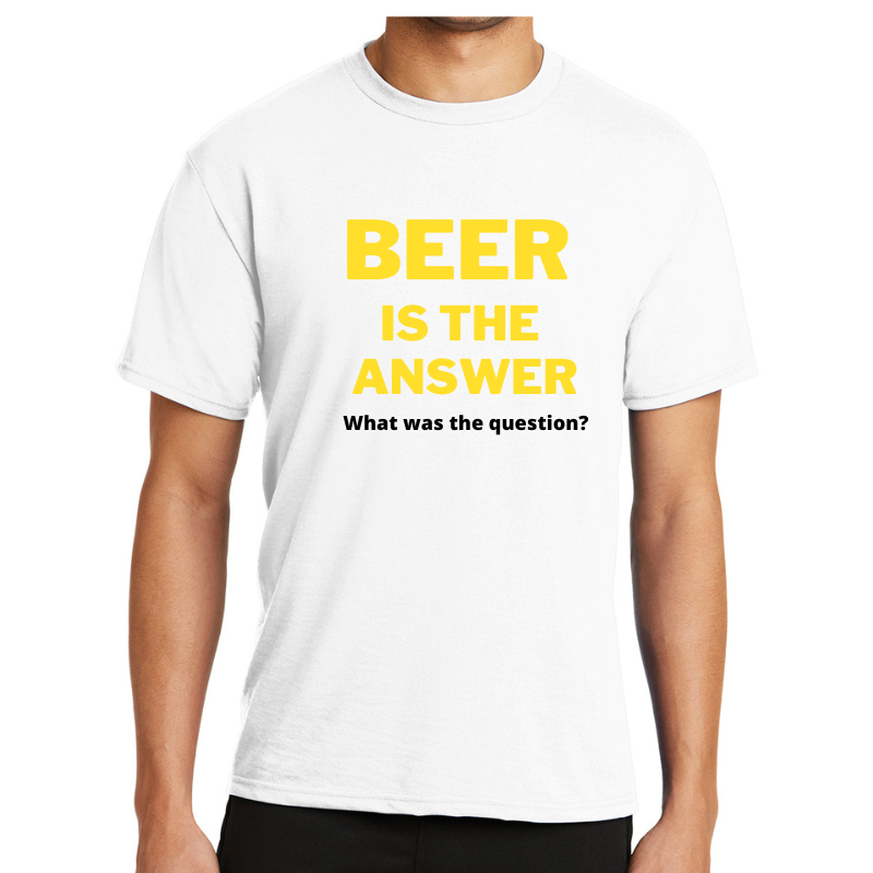 Essential T-Shirt – Beer Is The Answer
