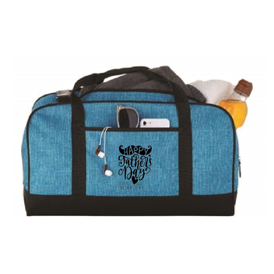 Happy Father's Day 18" Heather Duffel Bag