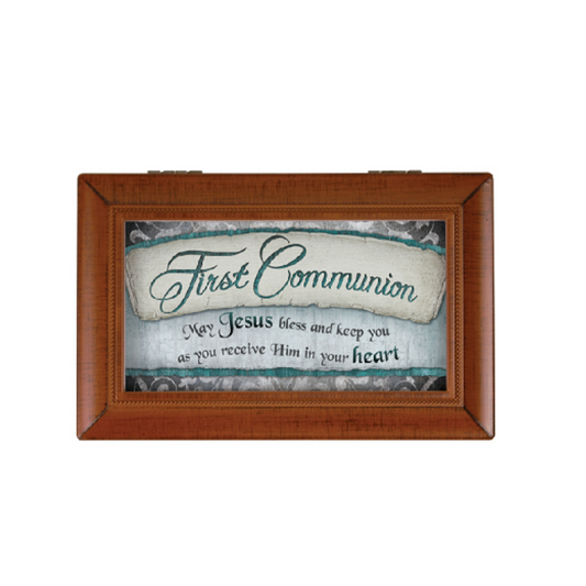 Carson Home Accents First Communion Music Box