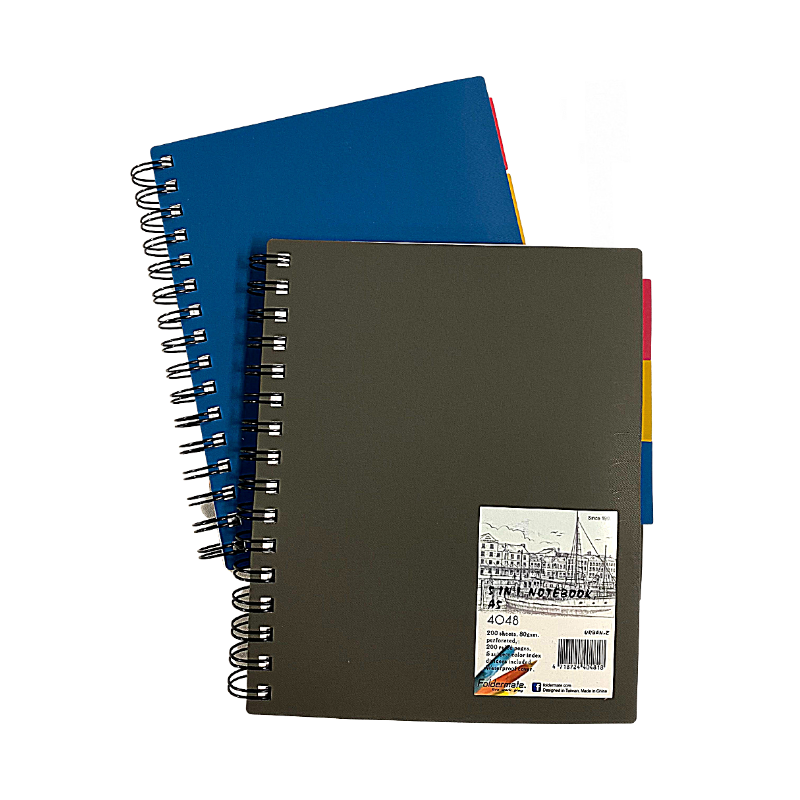 Foldermate 5 in 1 A5 Spiral Notebook