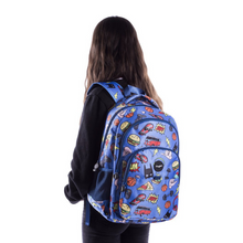 Load image into Gallery viewer, Fringoo Multi-Compartment Backpack - Doodle Boy
