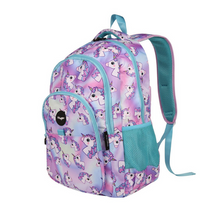 Load image into Gallery viewer, Fringoo Multi-Compartment Backpack - Hologram Unicorns
