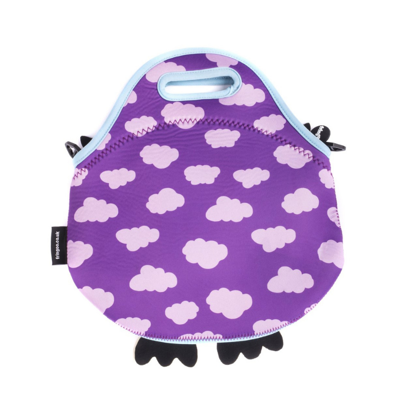 Fringoo Neoprene Lunch Bag - Owl Violet