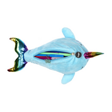 Load image into Gallery viewer, Fringoo Plush Pencil Case - Narwhal
