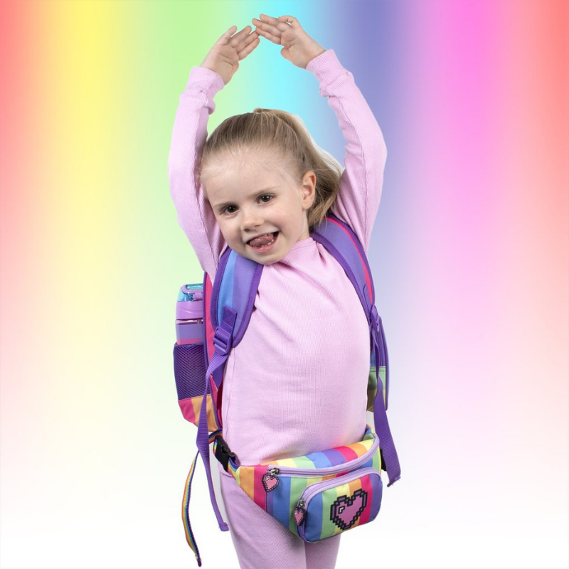 Fringoo Toddler Backpack - Pixel Heart