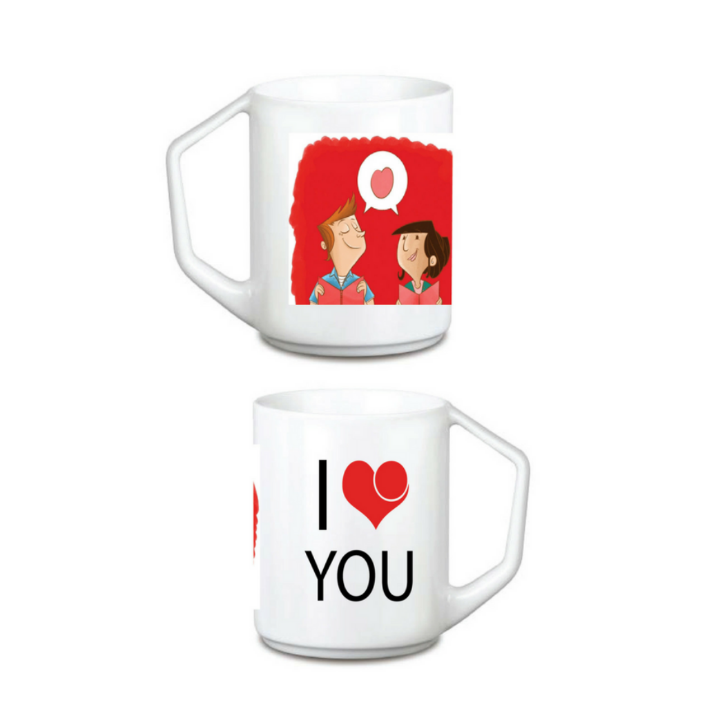 Ceramic Coffee Mug - I Love You