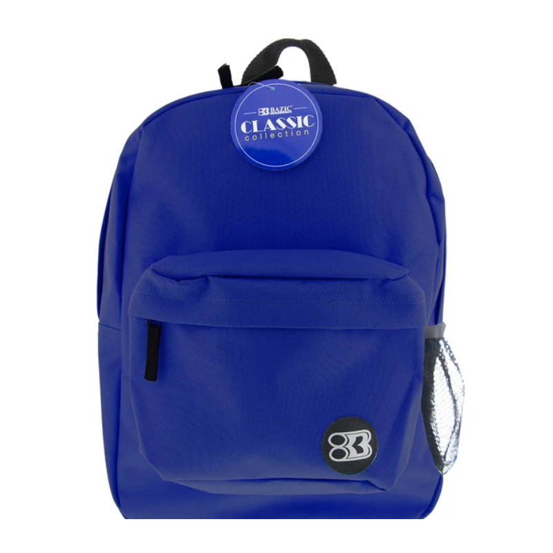 BAZIC 17" Classic Backpack - Blue