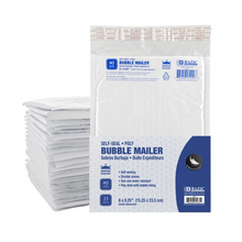 Load image into Gallery viewer, BAZIC Poly Bubble Mailer (#0) 6&quot; x 9.25&quot; (25/Pack)
