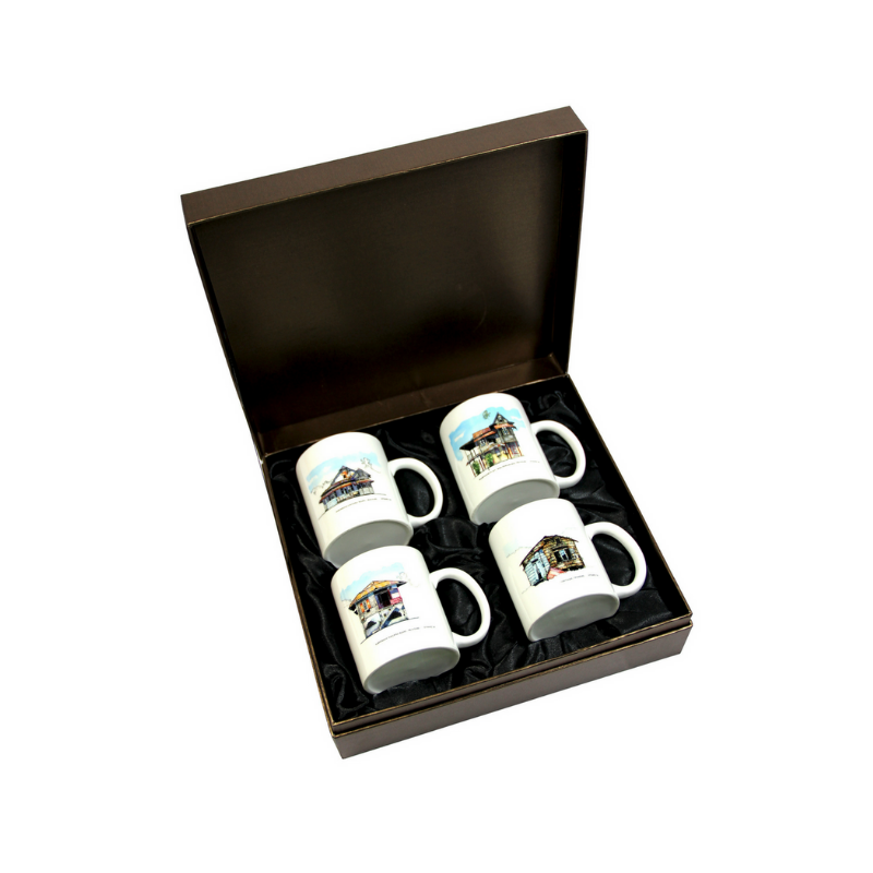 John Otway – 4 PC Mug Set in Gift Box – South Trinidad