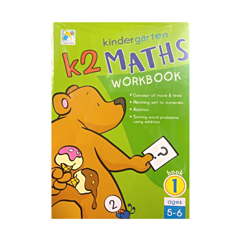 Math K2 Kindergarden Workbook (5-6 Years)
