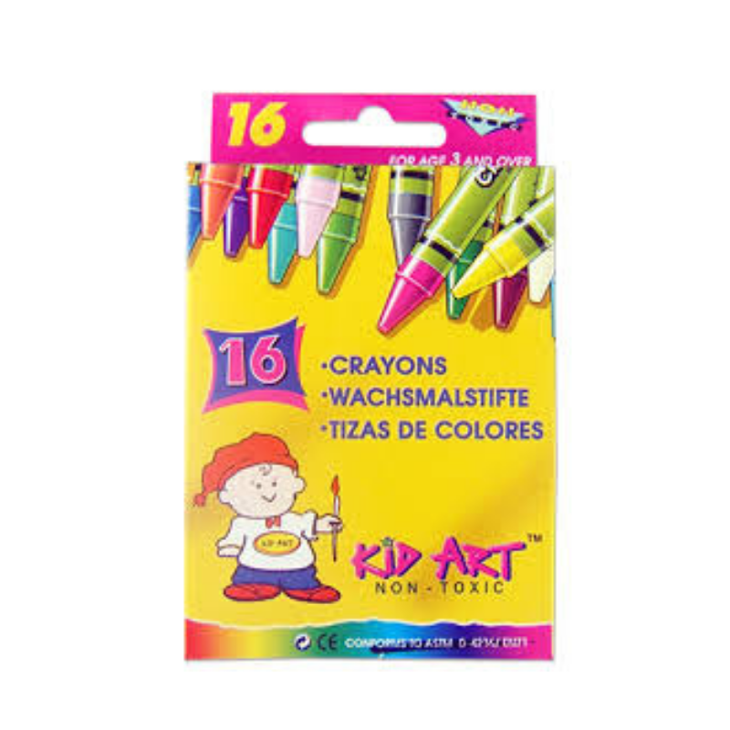 Kid Art 16's Regular Crayons