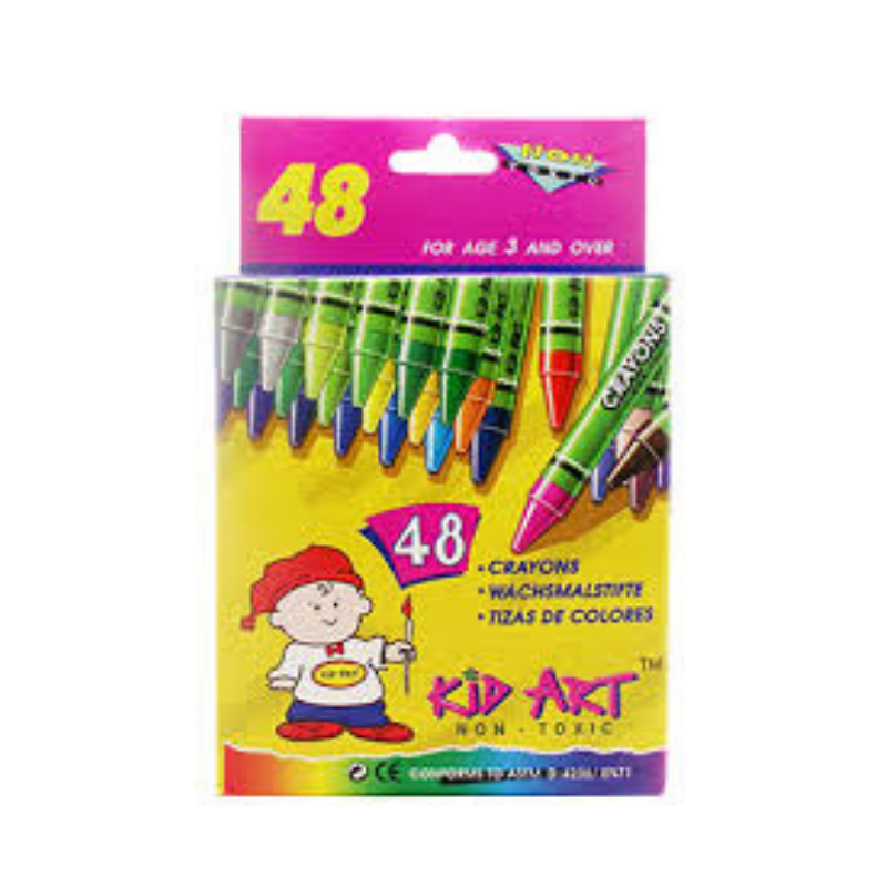 Kid Art 48's Regular Crayons