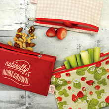 Load image into Gallery viewer, Krumbs Kitchen Farmhouse Fresh Zips Reusable Storage Bags - 3 Pack
