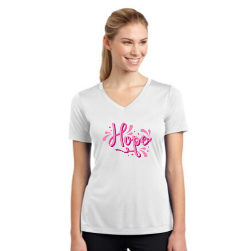 Ladies Competitor V-Neck T-Shirt - Hope