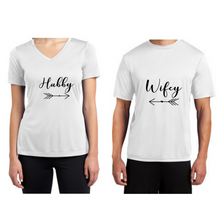 Load image into Gallery viewer, Ladies Competitor V-Neck T-Shirt - Hubby

