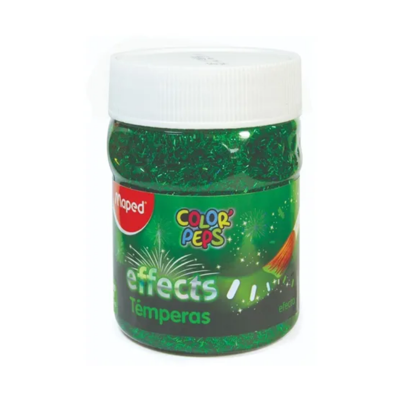 Maped Color Peps Effects Tempera 200ml Paint Pots - Glitter