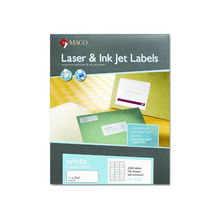 Load image into Gallery viewer, Maco 1&quot;X2-5/8&quot; Laser Labels (3000/Pack)
