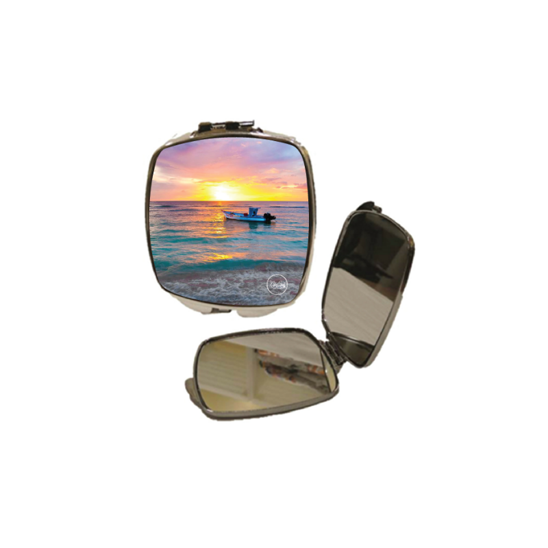 Nyla Singh – Compact Mirror – Pigeon Point Sunset