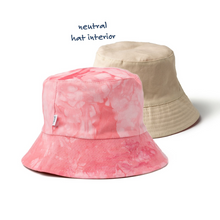 Load image into Gallery viewer, Olivia Moss High Tied Reversible Bucket Hat
