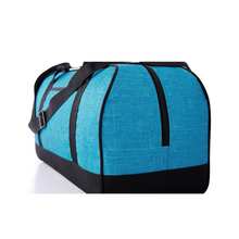 Load image into Gallery viewer, Personalised 18&quot; Heather Duffel Bag - Blue
