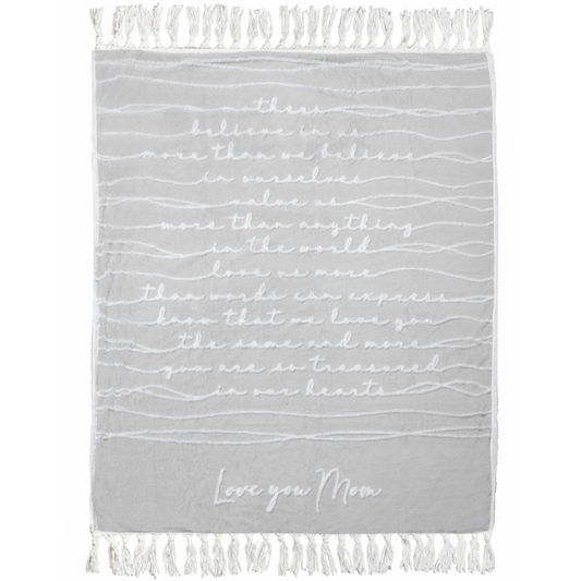 Pavilion 50" x 60" Plush Blanket - Love You Mom