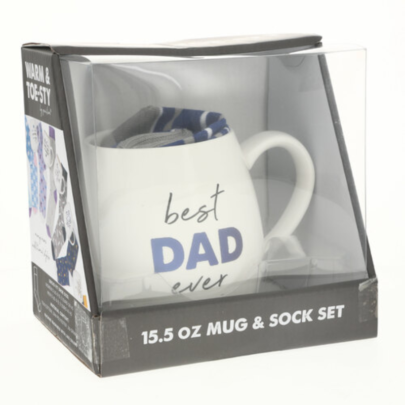 Pavilion 15.5oz Mug and Sock Set - Best Dad Ever