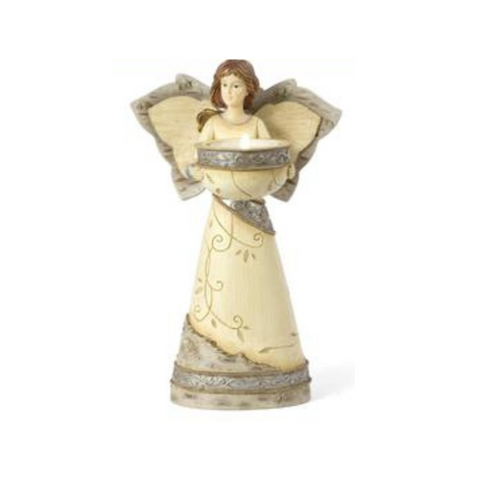 Pavilion 7" Angel with Candle Holder