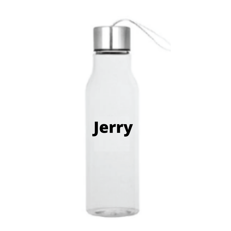 Personalised 22oz Transparent Colour Pop Bottle - Clear
