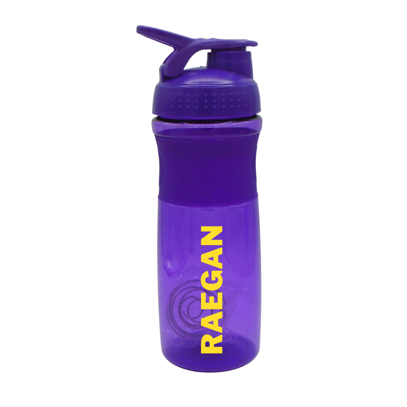 Personalised 25oz Gripper Sports Bottle - Purple