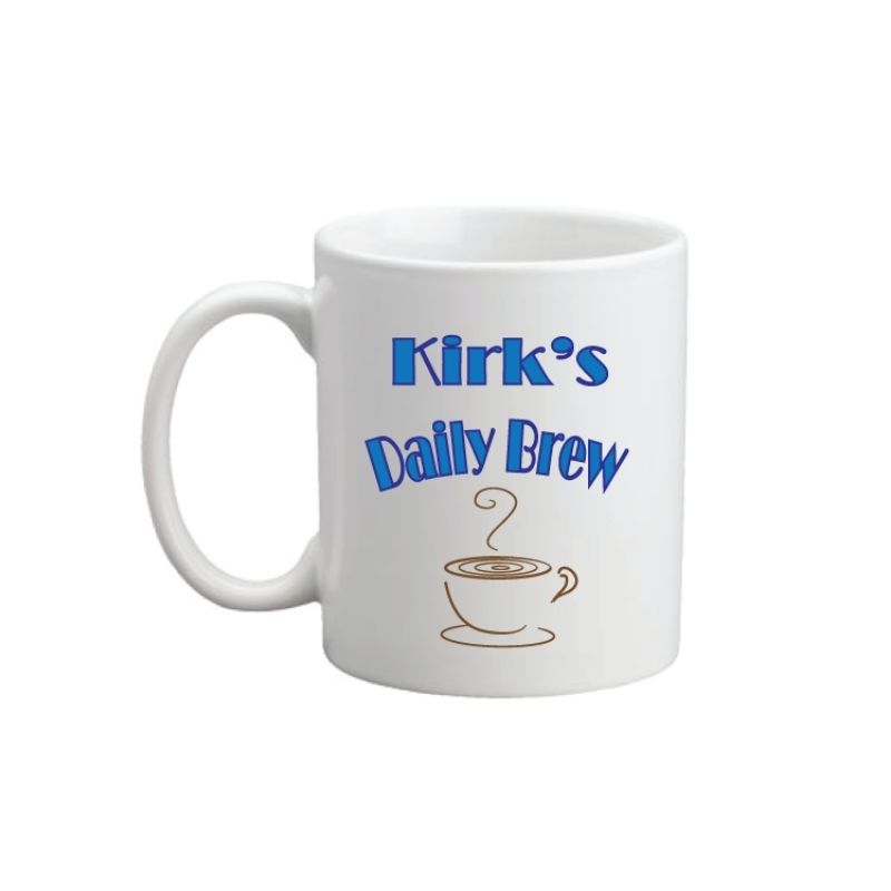 Personalised C-Handle Sublimation Coffee Mug